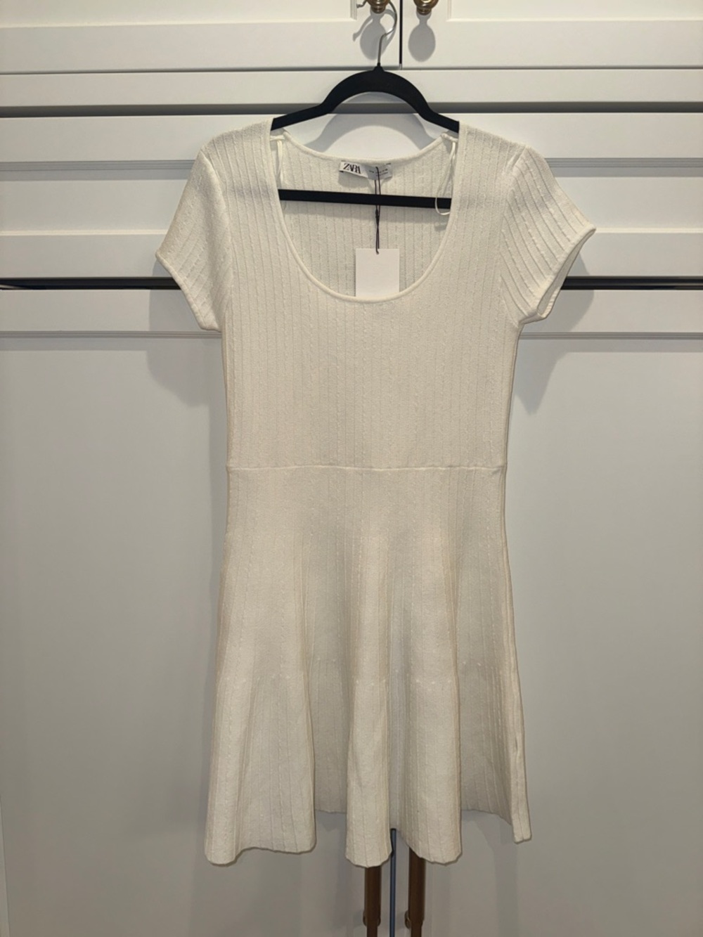 Zara Ribbed Mini Dress - Picture 4 of 6